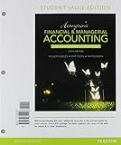 Horngren's Financial & Managerial Accounting, the Managerial Chapters, Student Value Edition Plus Myaccountinglab with Pearson Etext -- Access Card Package
