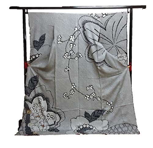 Amazon | 正絹振袖【総絞り】【刺繍】【関芳】【八掛付】【日本製