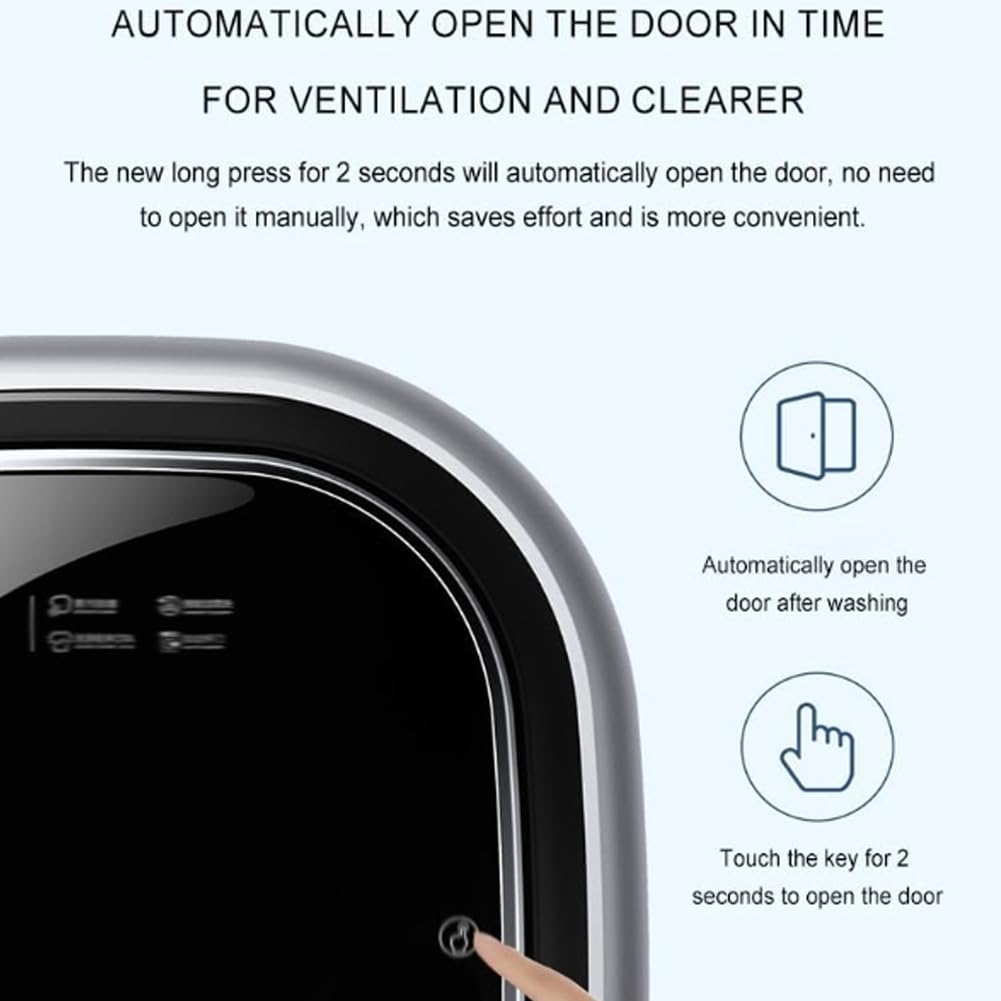 FURLOU Mini Lavatrice per la casa, Lavatrice Completamente Automatica a Parete, Lavatrice a asciugatrice, Lavatrice e asciugatrice Completamente Automatiche, capacità di 3 kg, per Bagno, Cucina