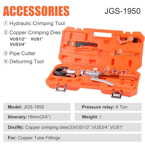 JIGONGSUN ProPress Tool Kit with Cutter
