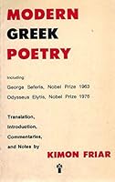 Modern Greek Poetry B0014HKERC Book Cover