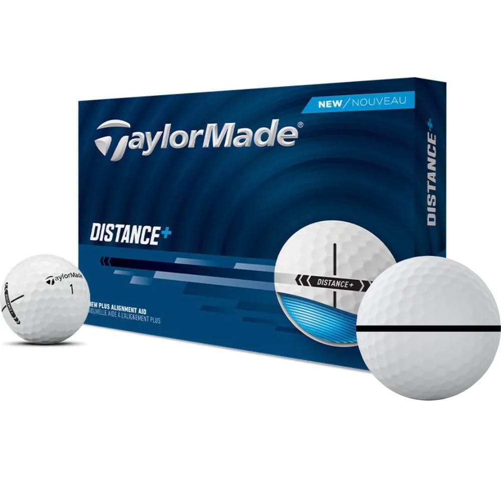 Taylormade Distance+ AlignXL Golf Balls - 2025 Model