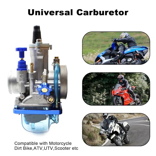 Sgdlcao PWK 30MM CARBURETOR Carburetor 30Mm Universal Motorcycle Racing Carburetor For 250Cc High Performance Parts 2T 4T Engine Dirt Bike Motocross Motorcycle Scooter Atv Quad 212 Predator Carburetor thumb #2