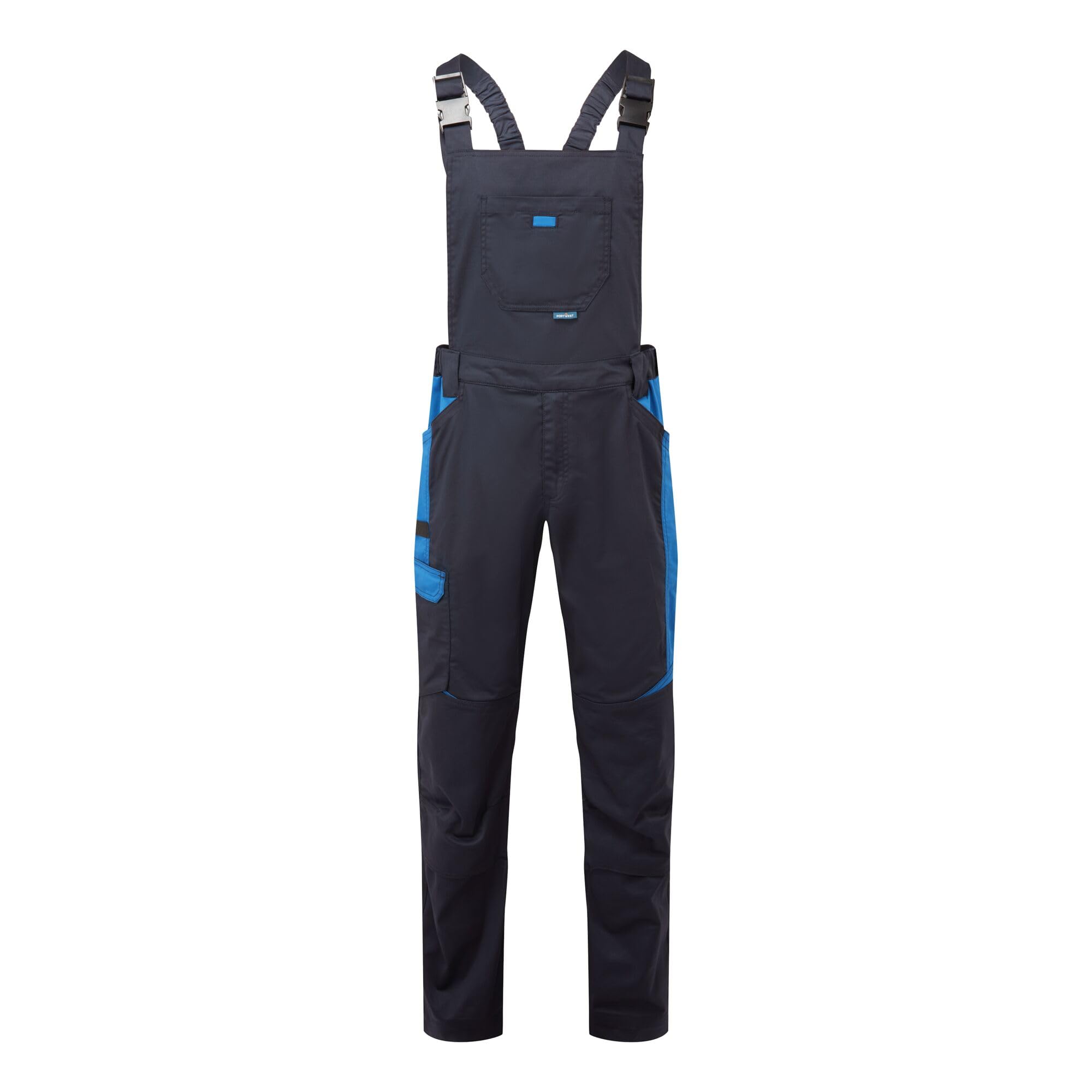 Cotte à bretelles Portwest WX3 marine : le pantalon de travail pour lavage industriel intensif