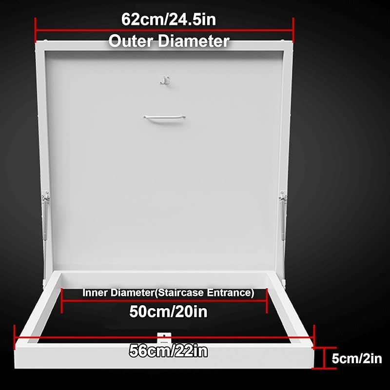 Claraboya de aluminio con varillas hidráulicas de 60 x 60 cm, diseño antirrobo, ventilación de eficiencia energética para techos residenciales, ventana de techo de metal ideal