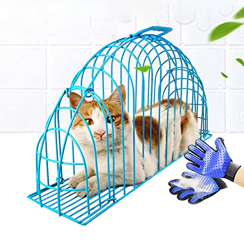 ペット 猫 バス ポータブル 猫ケージ 猫 グルーミングバッグ 猫 シャワー ケージ 犬 バスケージ ペット ネイル トリミングケージ ペット ヘアドライヤー クリア トラベルケージ わんちゃん グルーミング ハウス ドライヤー ケージ 猫用 犬 ウサギ