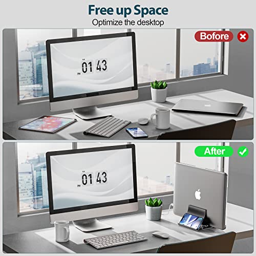 Vertical-Laptop-Tablet-Stand-Gravity-Lock-Auto-Shrink-Desktop-Notebook-Holder-for-Desk-Organizers-and-Storage-Compatible-with-MacBook-Air-Pro-Samsung-HP-Dell-Microsoft-Surface-and-Gaming-Laptops