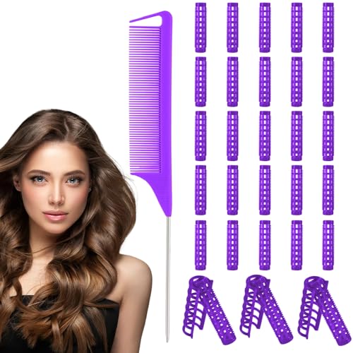 28 Stück Lockenwickler Klein,Kunststoff Lockenwickler Set,Selbstgreifend Hair Rollers,Lockenwicklers über Nacht,Keine Hitze,für Lange Medoum Kurze Haare Salon Friseur 28 Stück Lockenwickler Klein,Kunststoff Lockenwickler Set,Selbstgreifend Hair Rollers,Lockenwicklers über Nacht,Keine Hitze,für Lange Medoum Kurze Haare Salon Friseur