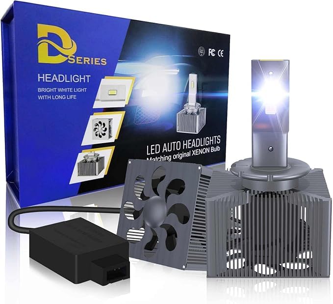 Image of D Series LED Auto Headlights, Bright White Light with Long Life, Matching Original Xenon Bulb