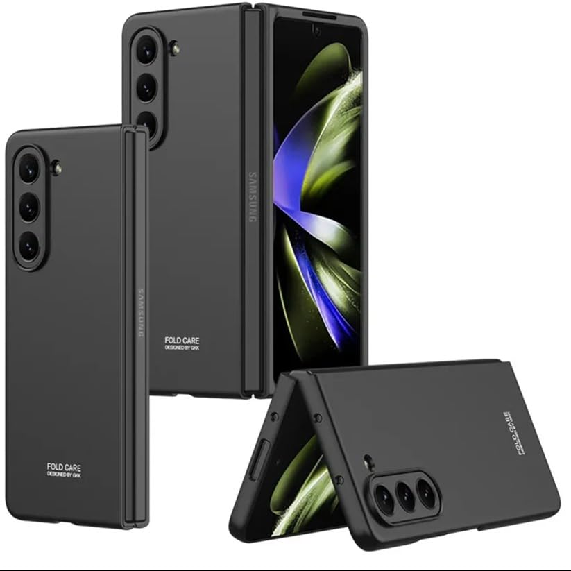 Image of MILLION CASES Back Cover Case for Samsung Galaxy Z Fold6 Shockproof Protective Ultra Thin Hard Back Shell Case(Black)