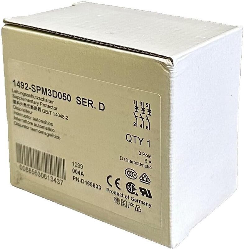 1492-SPM3D050 Interrupteur de Protection 3 Pôles 5A Neuf Boîte Garantie 1 an