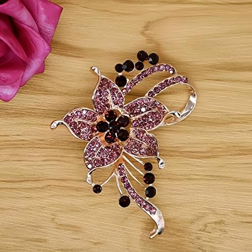 Image of Cameo Brooch Vintage Silver Tone Lady Portrait Brooch Pins for Women Victorian Jewelry Crystal Rhinestone Brooches for Hat Scarf Collar Lapel Handbags Shawls for Christmas