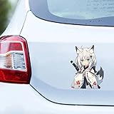 アニメかわいいキツネキャラクター ステッカー・デカール・シール | 耐久性・防水・紫外線防止 | 車・バイク・ノートPC・スーツケース対応 | 痛車・推し活・JDM風 | 剥がしやすい おしゃれ デコレーション | ギフト・プレゼントにも最適