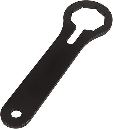 porotmotor Llave de tapa de horquilla de 1.929 in, herramienta de llave de horquilla delantera, llave de caja de 8 puntos para quitar la tapa de la