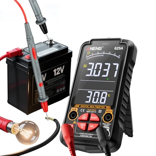 Multimètre numérique 625A haute précision NCV avec écran couleur