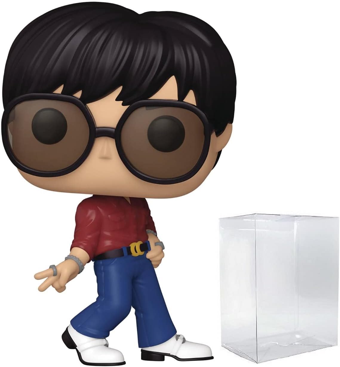 BTS - Dynamite - J-Hope Funko Pop! Vinyl Figure (Bundled with Compatible Pop Box Protector Case), Multicolor, 3.75 inches