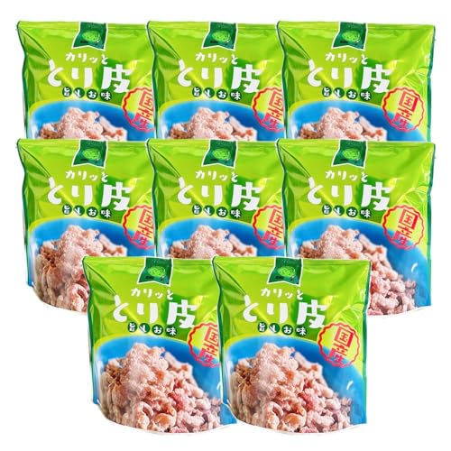カリッととり皮8袋入 おやつ 駄菓子 鶏 とりかわ スナック チップス