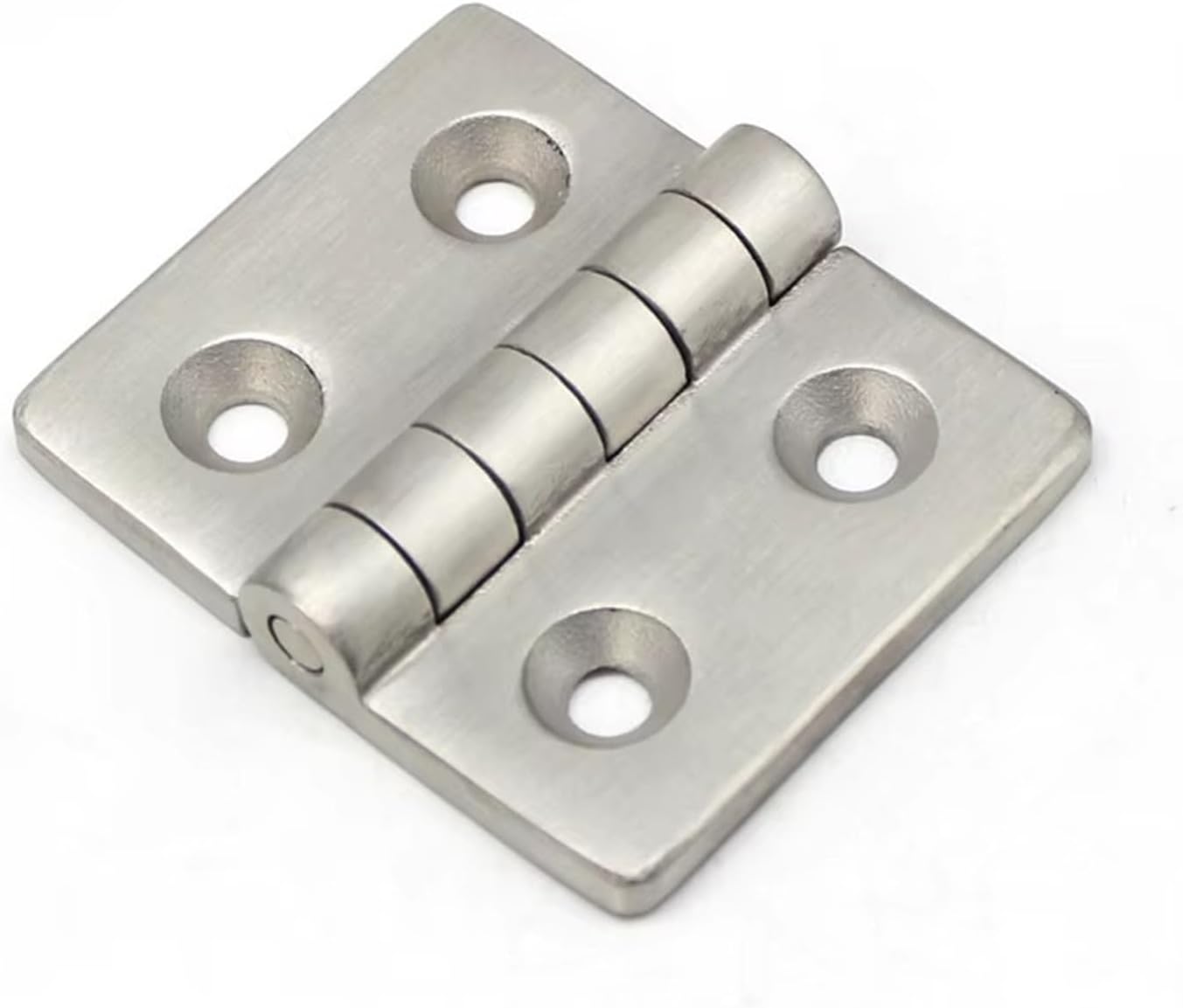 304 Stainless Steel Heavy-Duty Hinge 6-Section Thickened and Foldable Design Suitable 1Pcs(51x40x4.3mm)