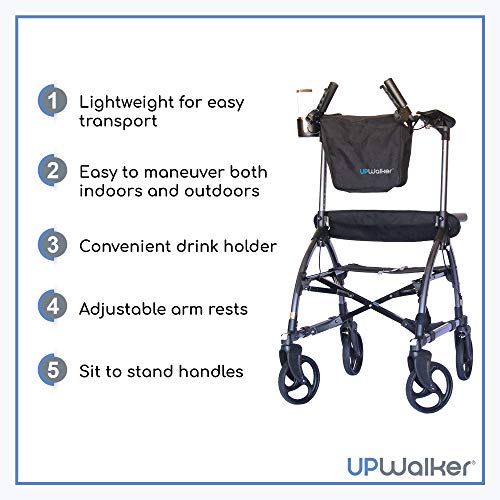 UPWalker Youth Original Upright Walker for Kids, Stand Up Folding Rollator Walker & Walking Aid with Easier Handling & Compact Design. - Thumbnail 2