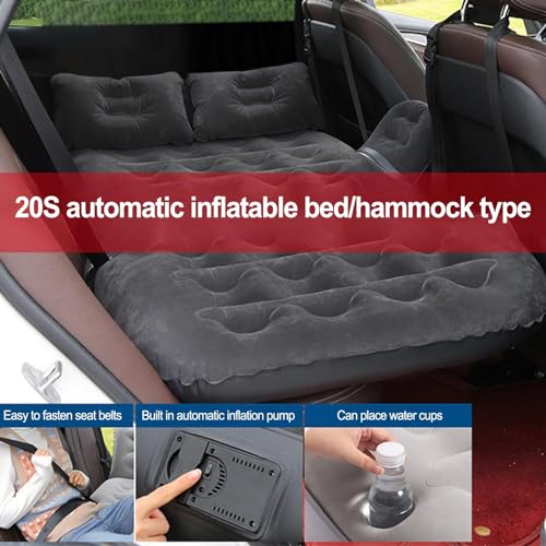 Matelas gonflable de voiture avec pompe à air intégrée pour lit nomade