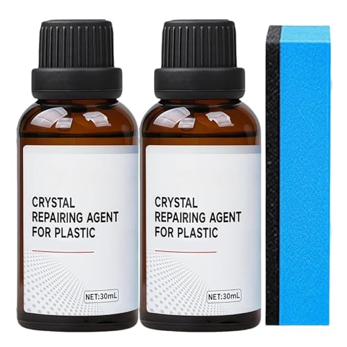 Back to Black Trim Restorer, 2PCS Car Plastic Restorer Black Plastic Polish Bumper Restorer, Plastics Parts Crystal Coating Agent, Car Polish Refurbish, Prevents Drying Aging