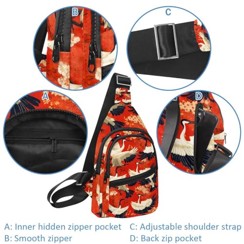 Mochila cruzada senderismo riñonera deportiva ajustable mujeres y hombres 2
