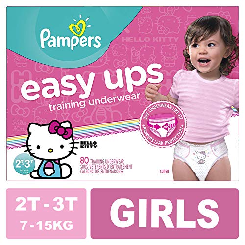 Pampers Easy Ups Training Underwear Girls 2T-3T (Size 4), 80 Count -- Packaging May Vary Pampers Easy Ups Training Underwear Girls 2T-3T (Size 4), 80 Count -- Packaging May Vary