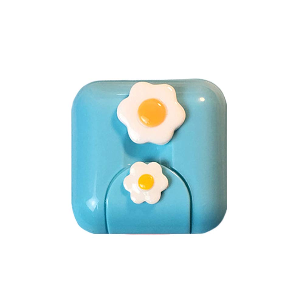 (Blue) - Vansun Denture Storage Box Tiny and Exquisite Figure, Very Practical and Durable, Using Ergonomic Design, Can Be Stored in A Small Space, Suitable for People Who Use Braces, Removable Dent...