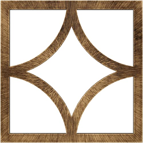 Ekena Millwork CMPP40X40STABZ Statesman Architectural Grade PVC Pierced, Antiqued Bronze Urethane Ceiling Medallions 40"OD x 25 5/8"ID x 1"P