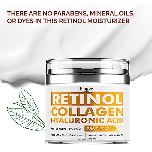 Retinol Cream For Face With Collagen And Hyaluronic Acid - Night And Day Anti Aging Face Moisturizer For Women - Helps With Fine Lines, Dry Skin, Wrinkles - For All Skin Types - American Quality. (1.7 Floz (Pack Of 1) - Retinol) #TOP4