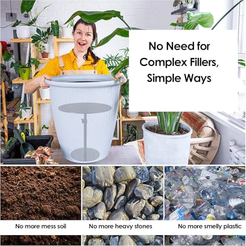 Support de pot réglable résolvant le problème des grands pots instables au sol - 3