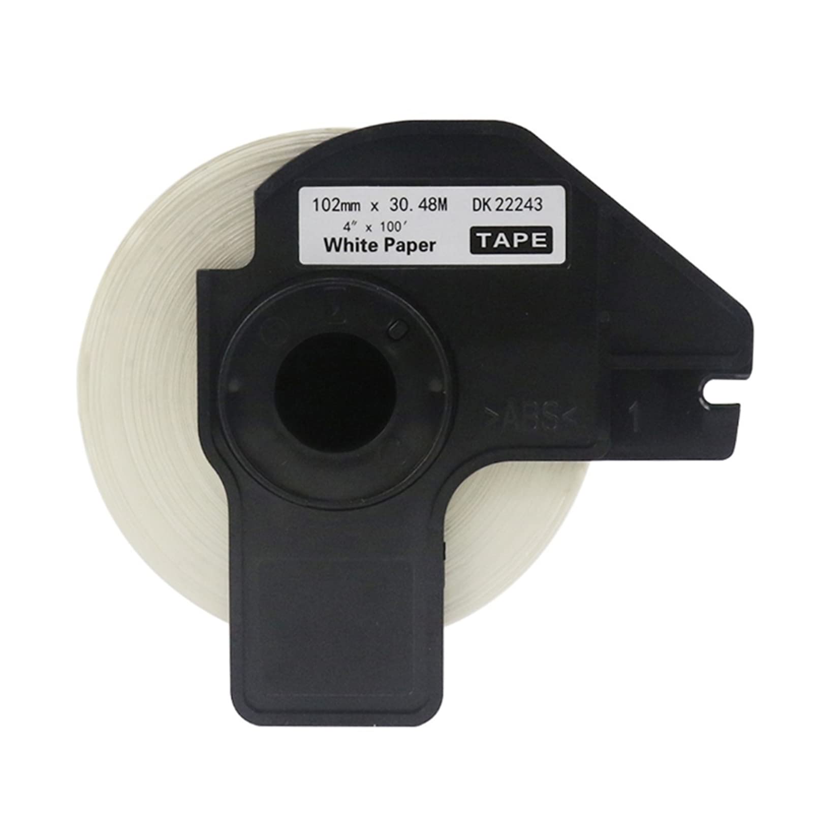 10 Rollen DK-22243 DK22243 Endlosetiketten kompatibel für Brother P-Touch DK-22243 selbstklebende Endlosetiketten(102 mm x 30,48 m) für QL-1050,QL-1060N,QL-1060NX,QL-1100,QL-1110,QL-1110NWB (10)