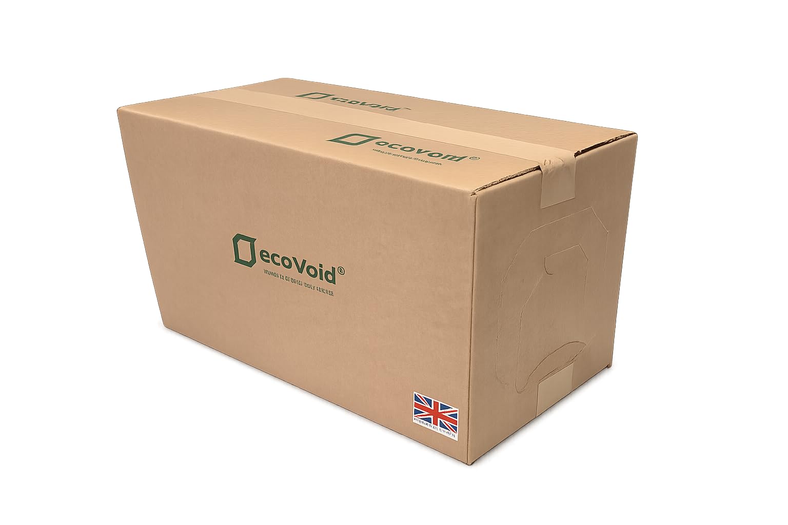 Carta vuota in scatola dispenser, 375 mm x 300 m x 75 g/m², 100% riciclata, pronta all'uso, compatta e sostenibile, materiale di riempimento, materiale protettivo per scatole di imballaggio