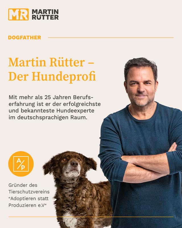 Martin Rütter Hundespielzeug Stoffknochen Khaki Größe M/L – Kuschel- & Liegekissen ohne Quietscher – Dog Toys Kuscheltier & Stofftier für Hunde & Welpen – Formstabil & waschbar