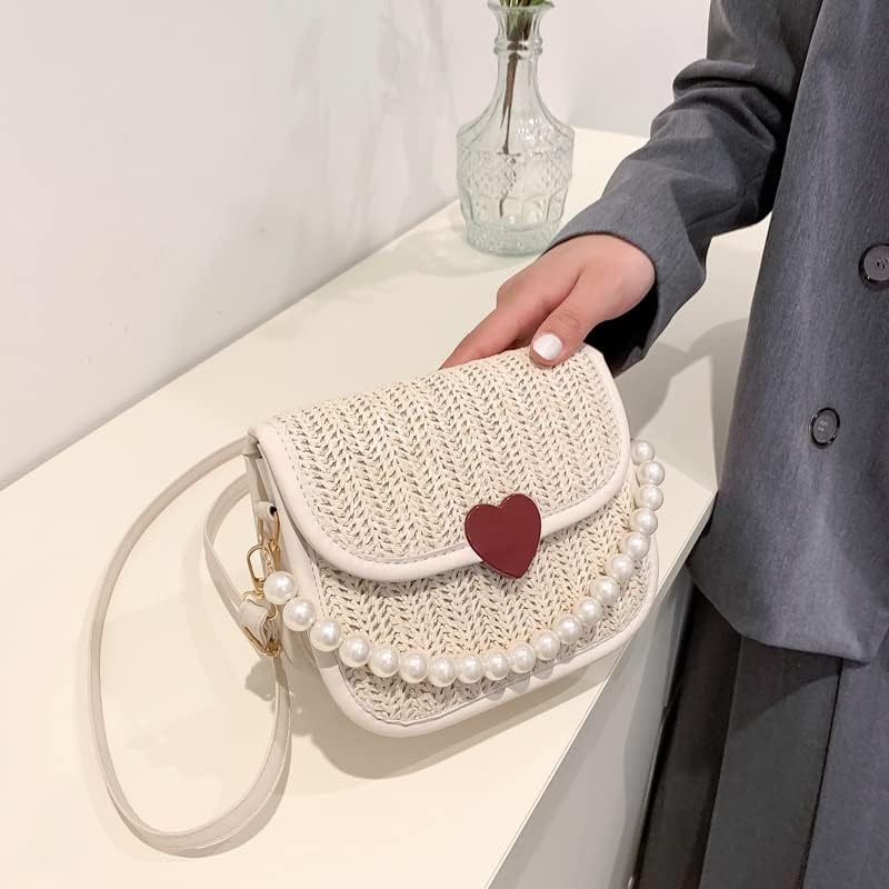 サマービーチバッグ 織物ショルダーバッグ 女性用 ストロートートバッグ ハンドバッグ ショッピング 旅行 ホリデー ショルダーバッグ