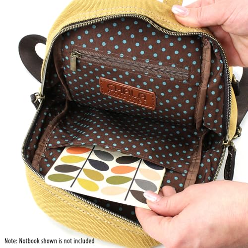 Image of CHALA Canvas Sling Bag Women RFID Protected Canvas Crossbody Backpack with Adjustable Strap