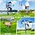 Bird Feeder Pole, 80 Inch Bird House Pole Stand for Outdoors Heavy Duty Metal Feeding Station Kit with 2 Hooks for Birdhouse & Pole Mount birdfeeders Outside, 1 Inch Diameter, 1 Pack