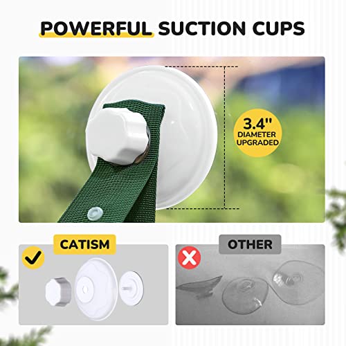 Cat Window Perch, Cat Hammock Window Seat, Large Cat Window Hammocks Bed For Indoor Cats, Cat Perch With Sturdy Screw Suction Cups For Large Cats & Kittens #TOP4