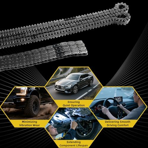 90738S Timing Chain Kit with Water Pump & VVT Sprockets for Ford F150 Explorer Edge 3.5L 3.7L 2011-2019, Replace AT4Z6M280A — 사진 5