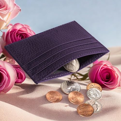 Image of M-Plateau Super Slim Genuine Leather Credit Card Wallet