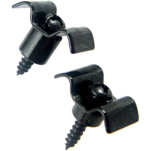 Guitar Roller String Tree Guide Set Black