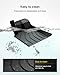 3W Floor Mats Compatible for Porsche Macan 2014-2025 2026 TPE All Weather Custom Fit Floor Liner 1st and 2nd Row Car Mats Black
