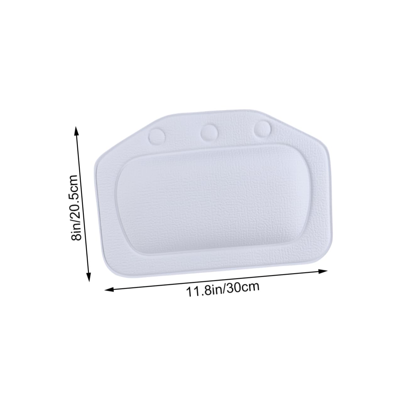 FRCOLOR 3pezzi Cuscino Da Bagno Con Ventose Supporto Relaxante Per Vasca Da Bagno Blu Cuscino Facile Pulire e Portatile Comfort Assicurato Per Esperienza Di Benessere