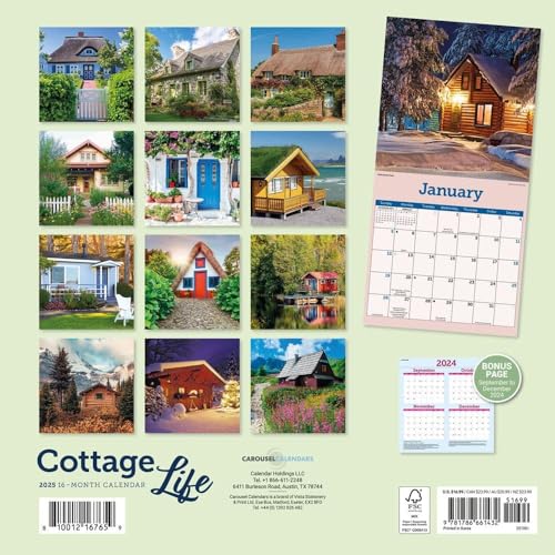 Cottagelife2025wallcalendar  Urban Country Home Decor Cottage life 2025 wall calendar  urban country home decor