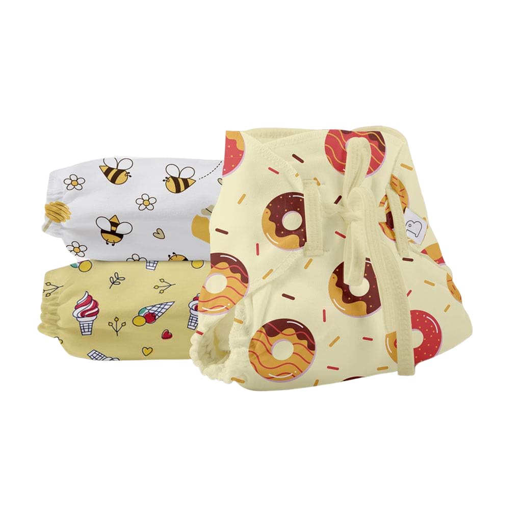 SuperBottoms DryFeel Baby Langot 0-6 months l Organic Cotton Modern Baby Nappy l Mess-free Langot with Gentle Elastics l Super DryFeel Top Layer l Diaper-free Time Essential-image-36