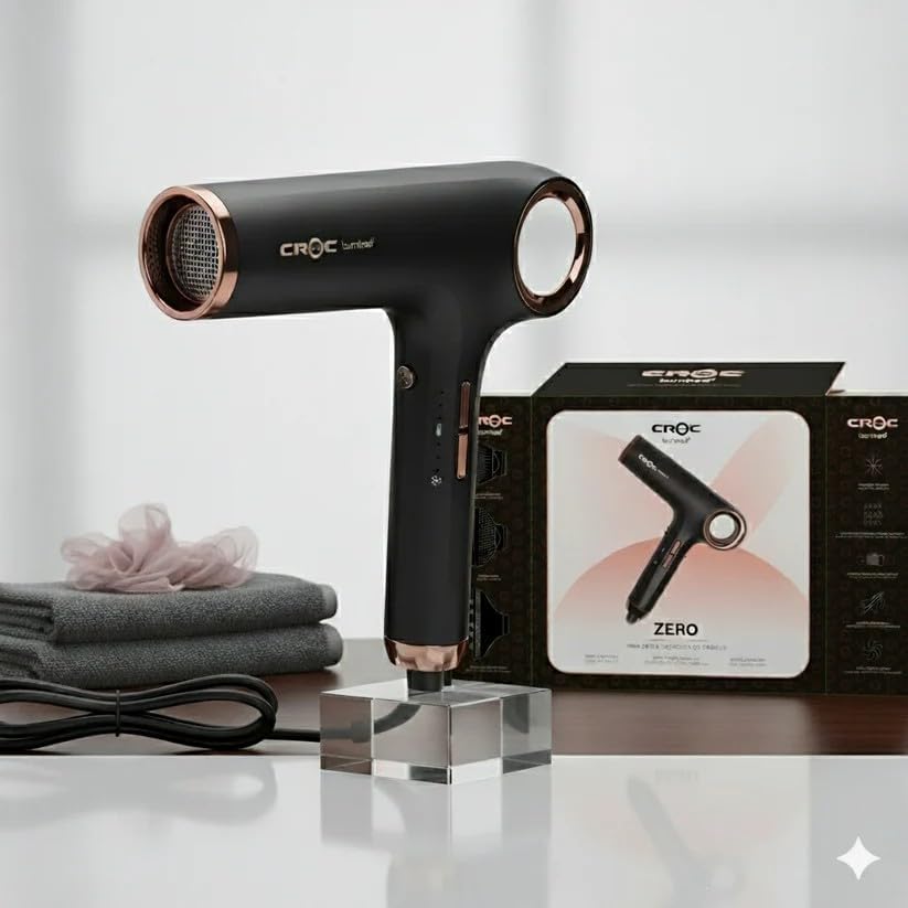 Crocs - Brandclub - CROC Ceramic Hybrid Hair Dryer, Ionic Salon