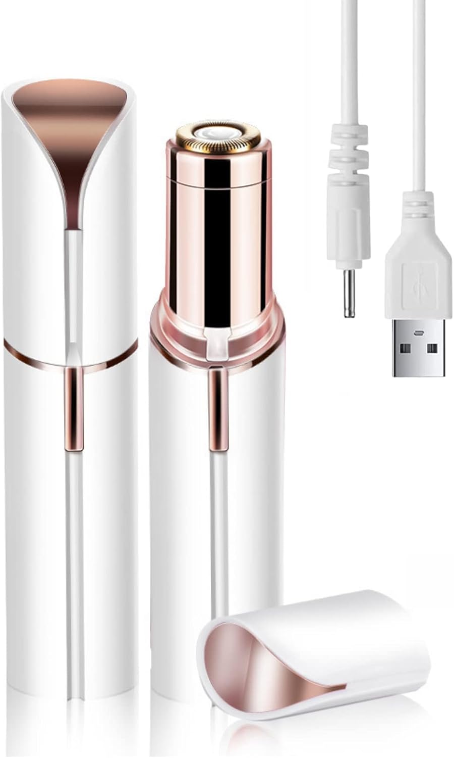 Facial Hair Remover Women Rechargeable Eyebrow Trimmer Face Hair