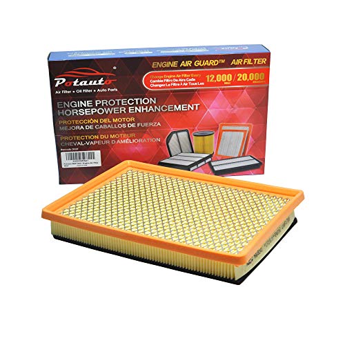 Potauto MAP 6041 (CA7597) Engine Air Filter Replacement for BUICK RENDEZVOUS TERRAZA, CADILLAC DEVILLE SEVILLE XLR, CHEVROLET CORVETTE LUMINA MALIBU CARLO, PONTIAC AZTEK BONNEVILLE, SATURN RELAY