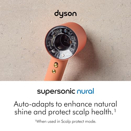 Image of Limited Edition Dyson Supersonic Nural Hair Dryer in Ceramic Apricot and Topaz