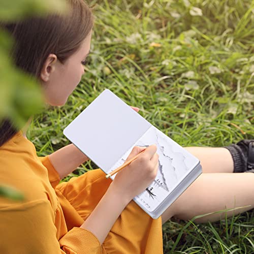 Ctosree 3 Pcs Mini Watercolor Sketchbook 3.9 X 3.9 Inch Portable Square Watercolor Notebook Painting Sketch Book 90 Sheets Textured Drawing Papers 300 Gsm Artists Paper Pads For Art Journal #TOP5